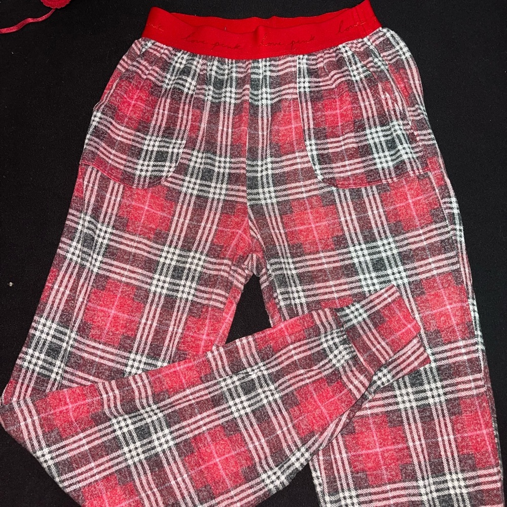 pink thermal sleep joggers size XS